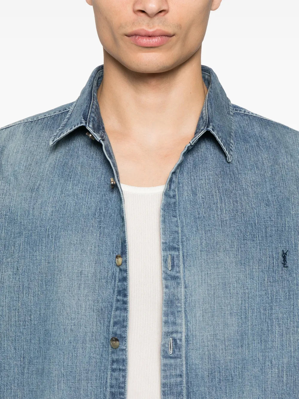 Chemises Chemise Cassandre Saint Laurent Bleu Homme