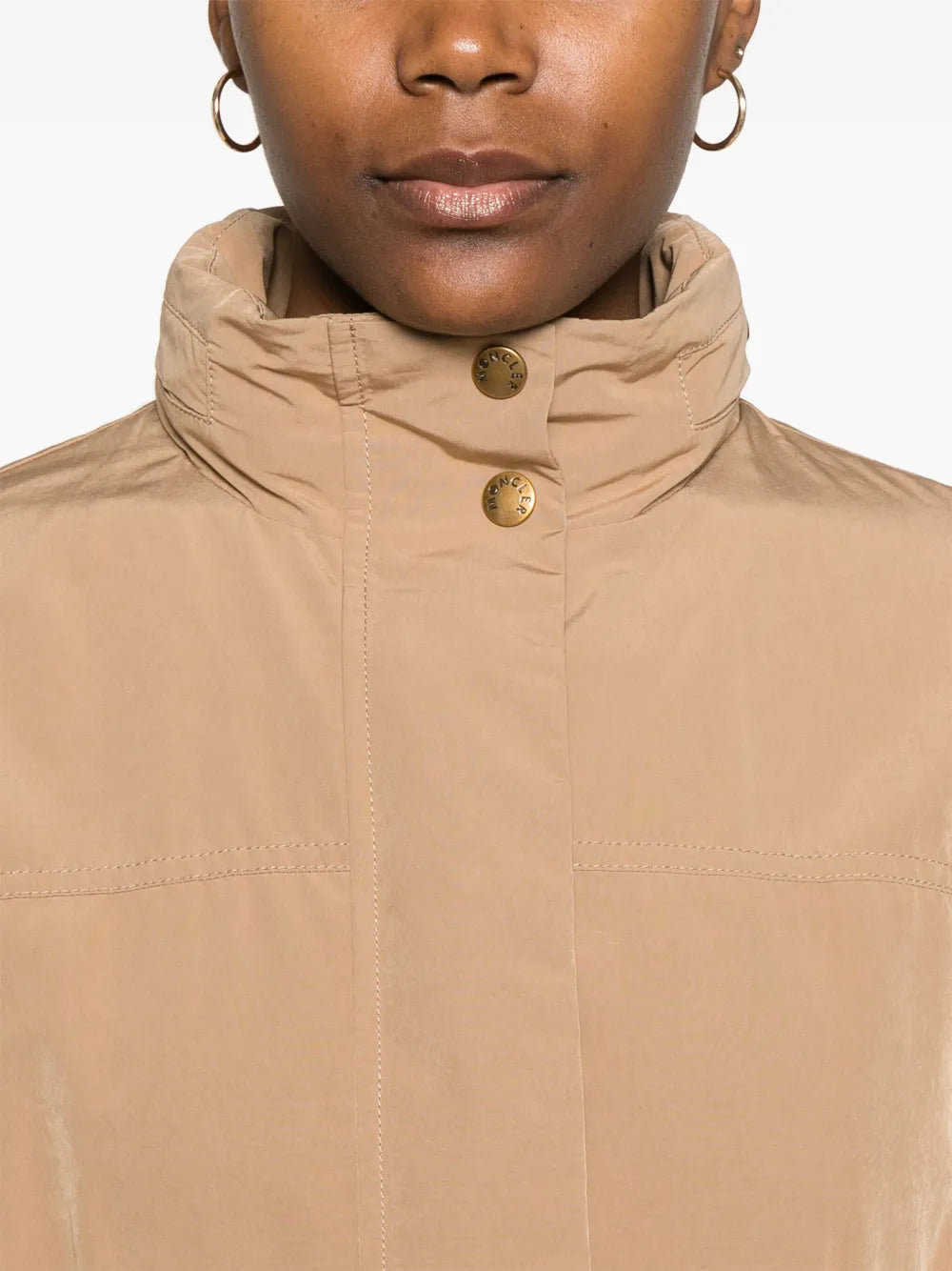 Manteaux Parka Nades Moncler Marron Femme