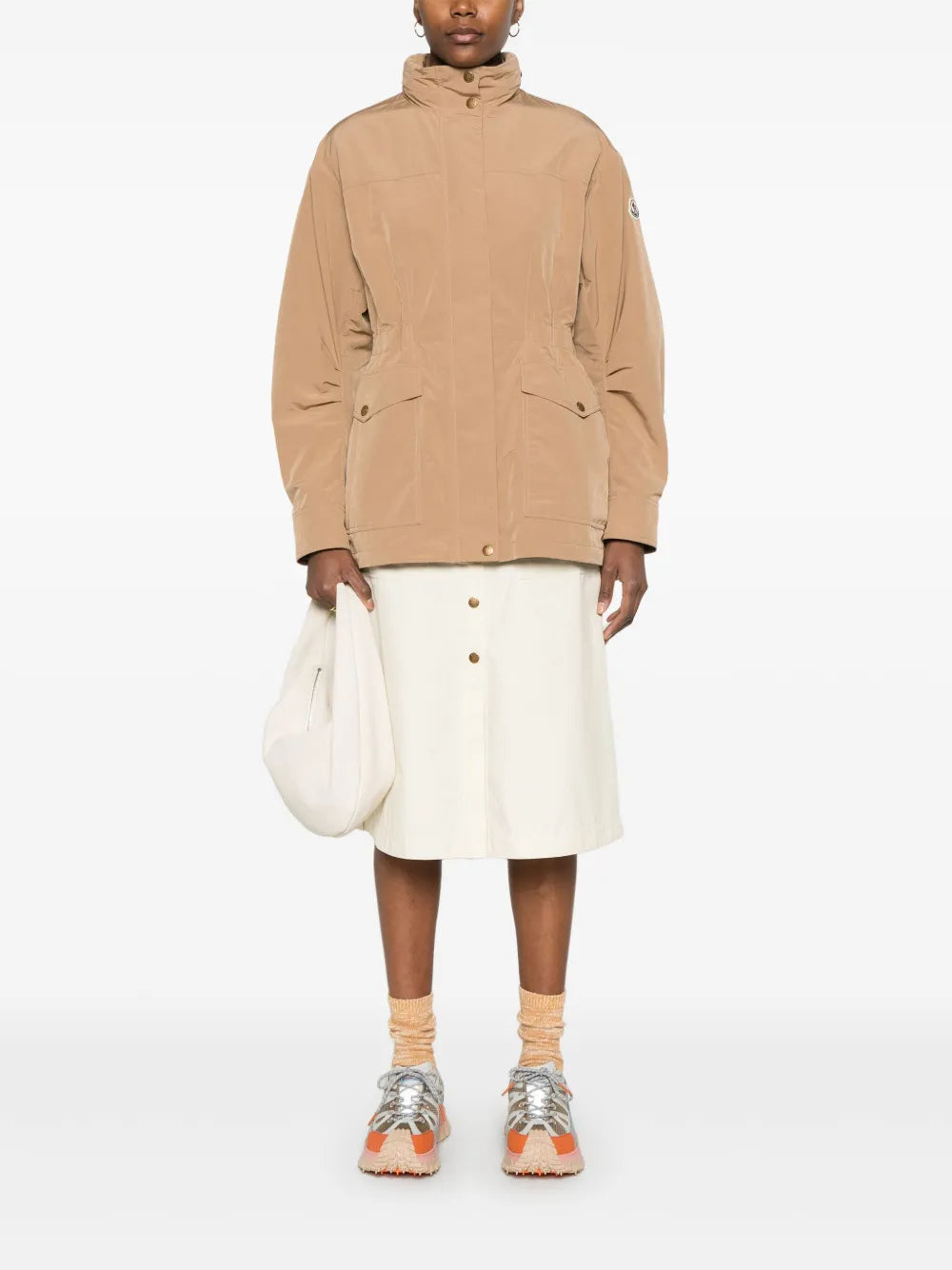 Manteaux Parka Nades Moncler Marron Femme