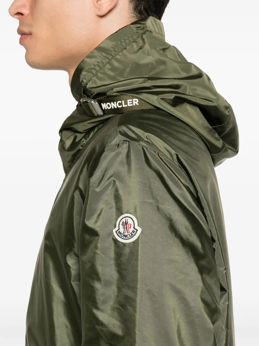 Vestes Coupe-vent Remoray à capuche Moncler Kaki Homme