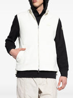 Jaquetas Colete Sem Mangas Moncler Branco Homme