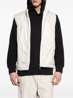 Jaquetas Colete Sem Mangas Moncler Branco Homme