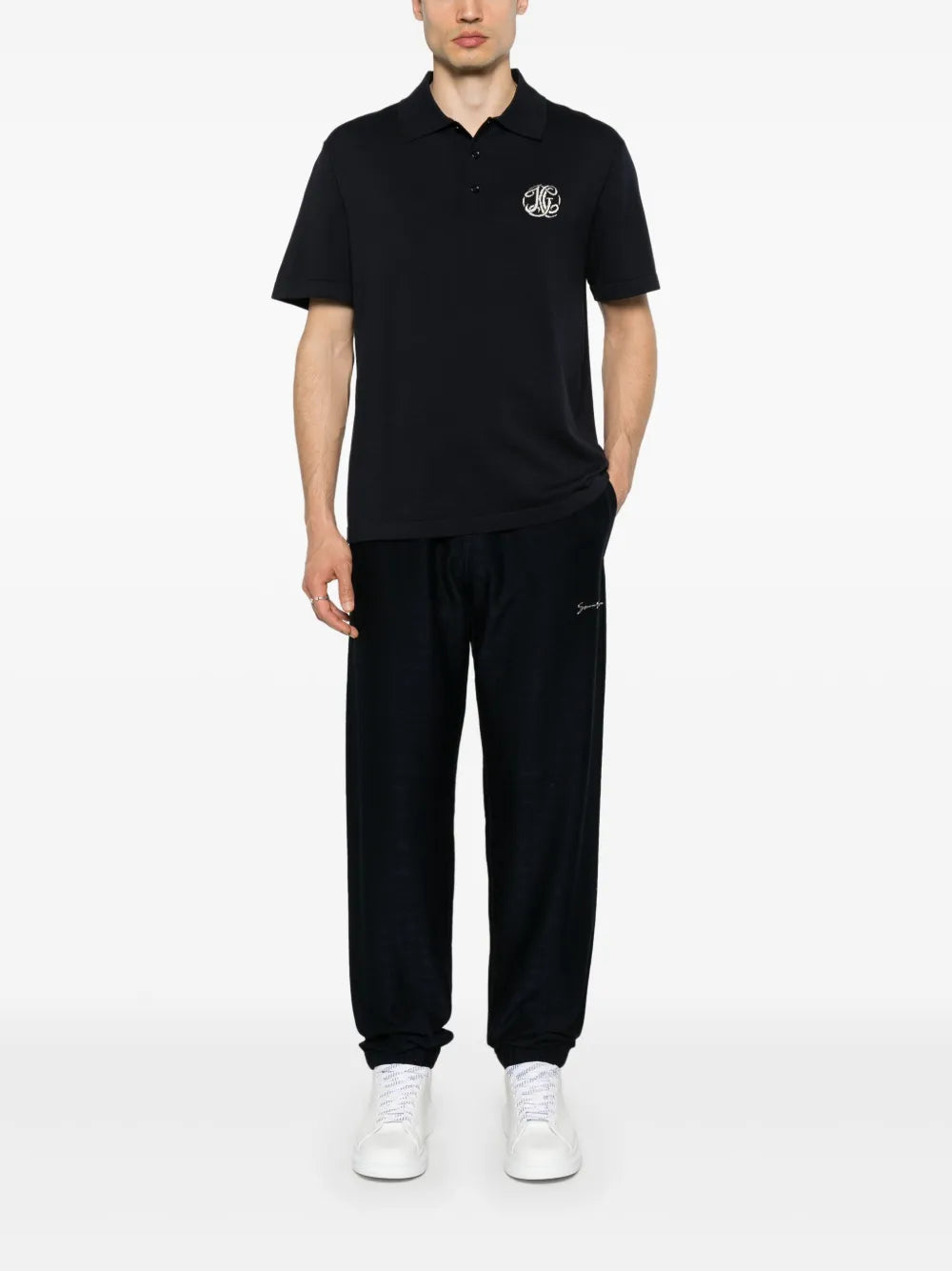 Polos Polo brodé HG Givenchy Bleu foncé Homme