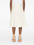 Faldas Falda con Botones Moncler Beige Femme