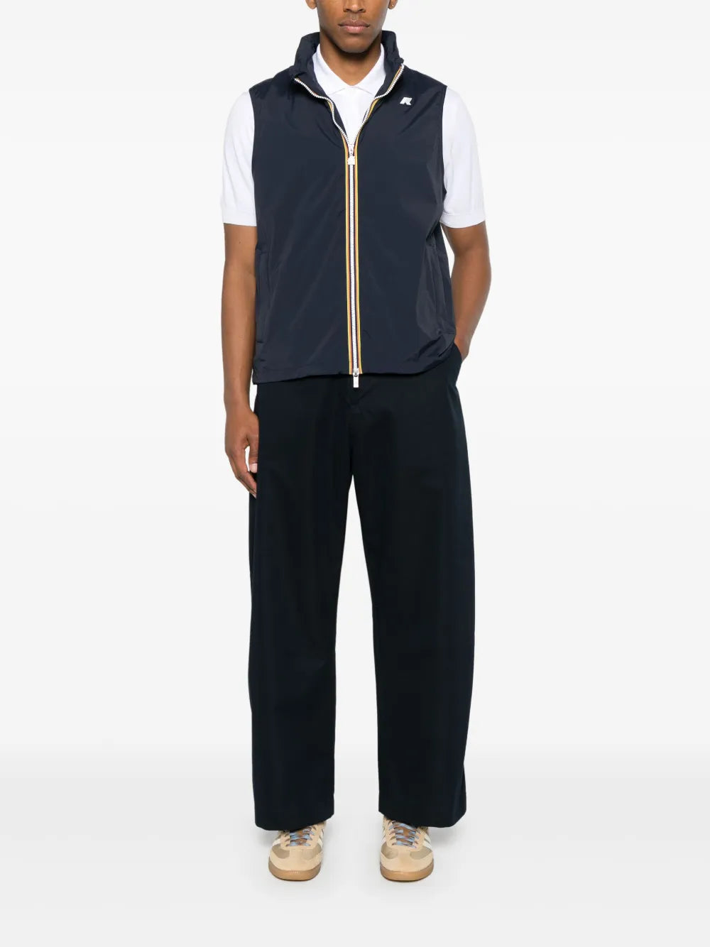 Vestes Veste sans manches Vallen K-Way Bleu foncé Homme