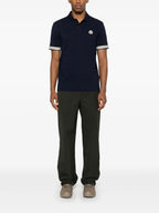 Polos Polo à logo Moncler Bleu foncé Homme