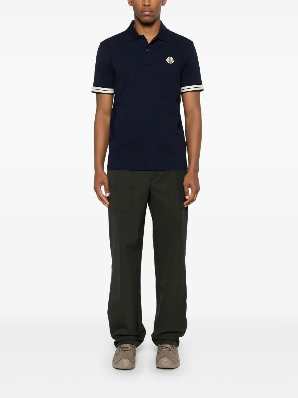 Polos Logo Polo Moncler azul oscuro Homme