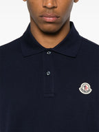 Polos Polo à logo Moncler Bleu foncé Homme