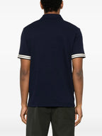 Polos Polo à logo Moncler Bleu foncé Homme