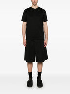 T-shirts T-shirt à logo vertcal Moncler Noir Homme