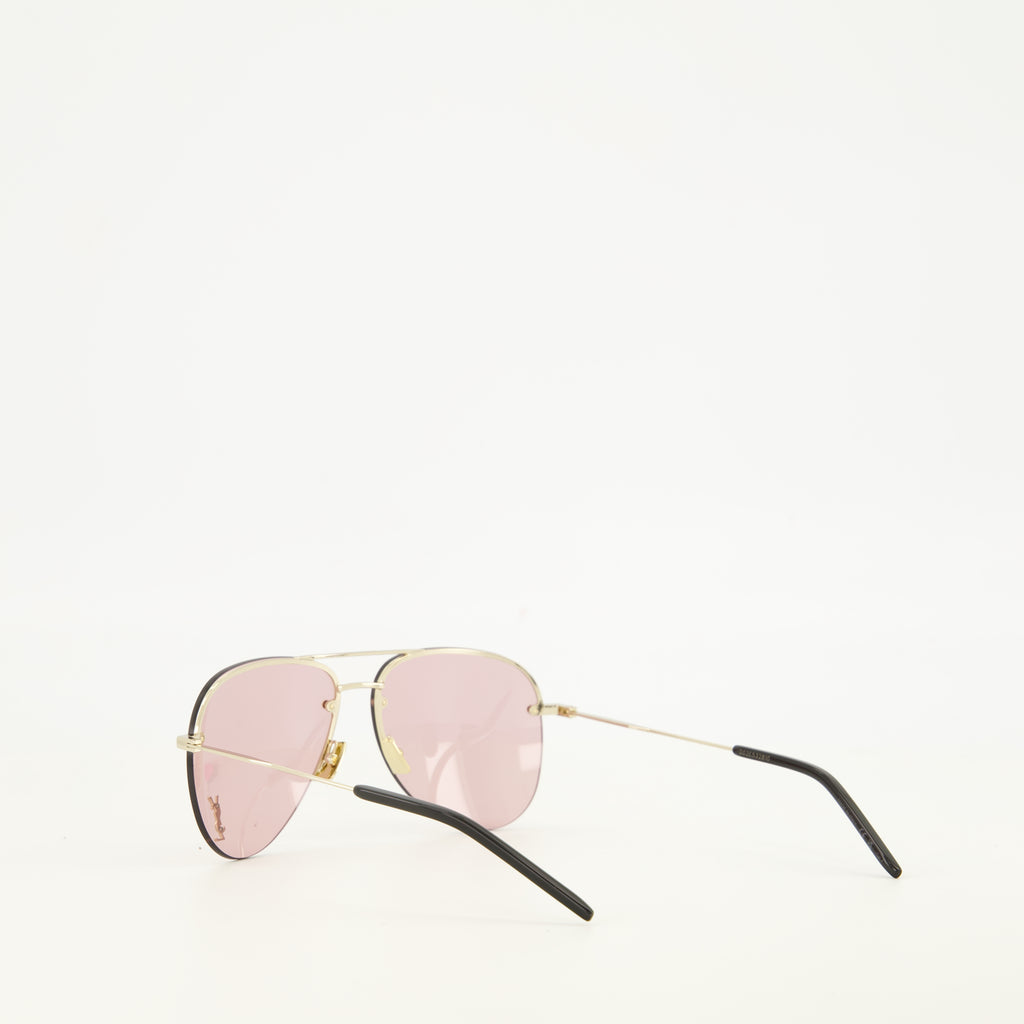 Lunettes Lunettes de soleil Classic 11 M rose Saint Laurent Rose Unisexe