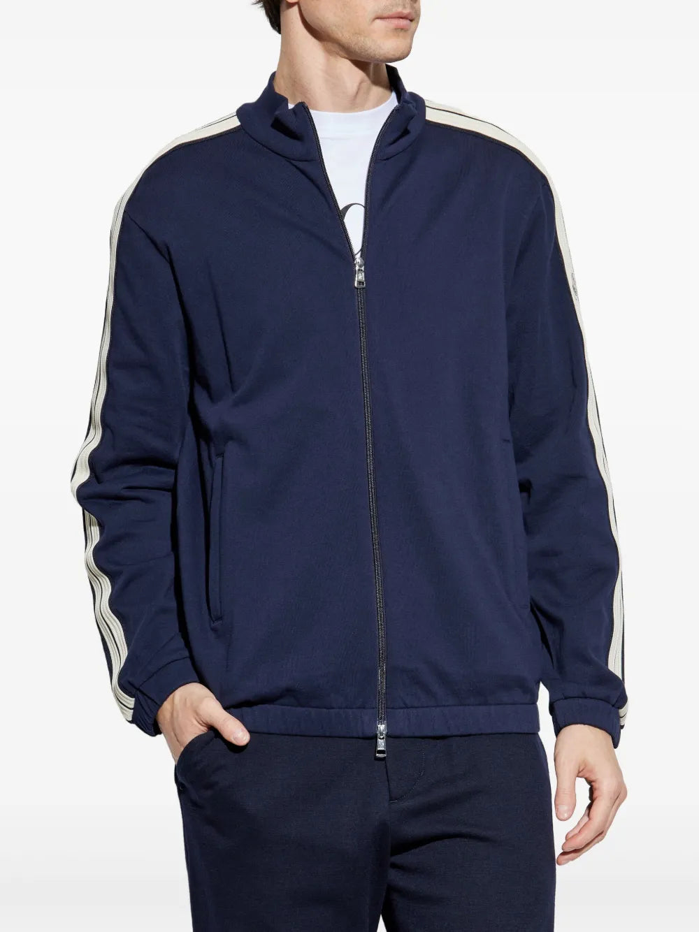 Felpe Giacca con cerniera Moncler Blu scuro Homme