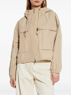Coats Parka Sauvan Moncler Beige Femme