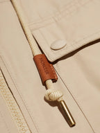 Coats Parka Sauvan Moncler Beige Femme