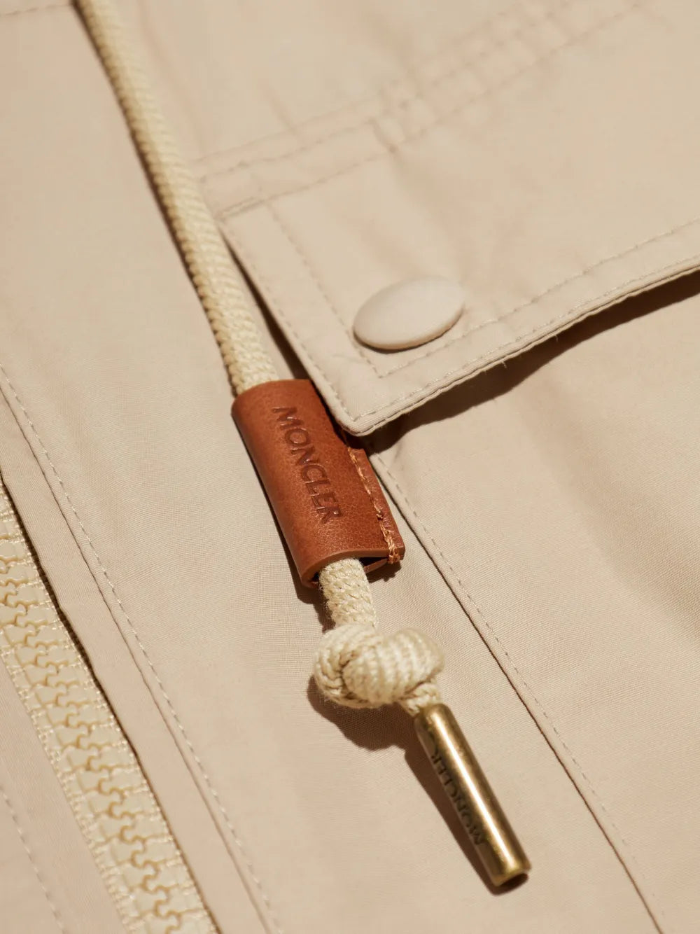 Coats Parka Sauvan Moncler Beige Femme