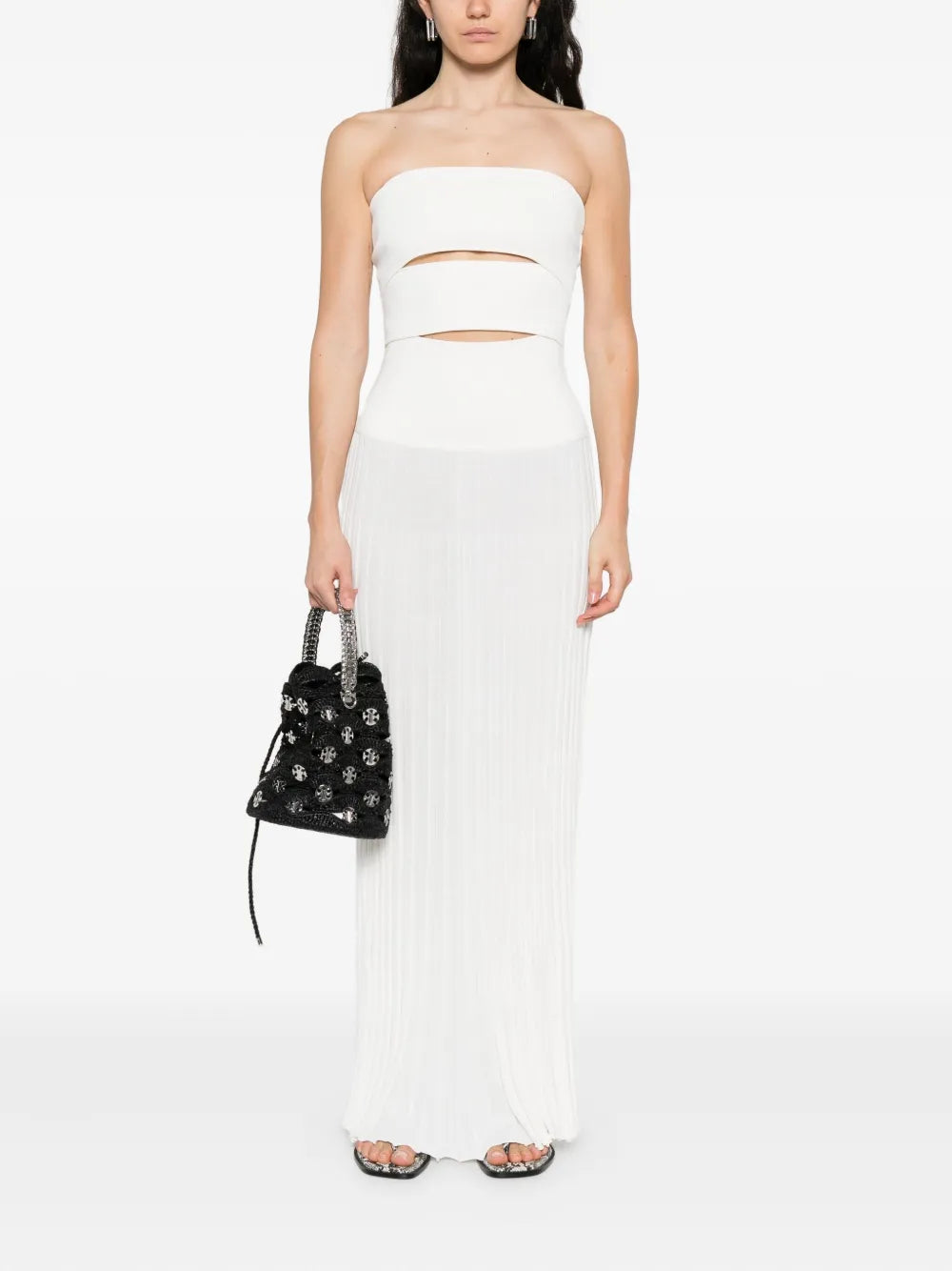 Image de l'article Robe bustier fendue de la marque Christopher Esber pour Femme - Saison Automne-Hiver 2025 - Vue de Dos