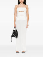 Image of the Bustier Split Dress by Christopher Esber for Women - Autumn-Winter 2025 - Back View