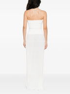 Image of the Bustier Split Dress by Christopher Esber for Women - Autumn-Winter 2025 - Detailed View_4