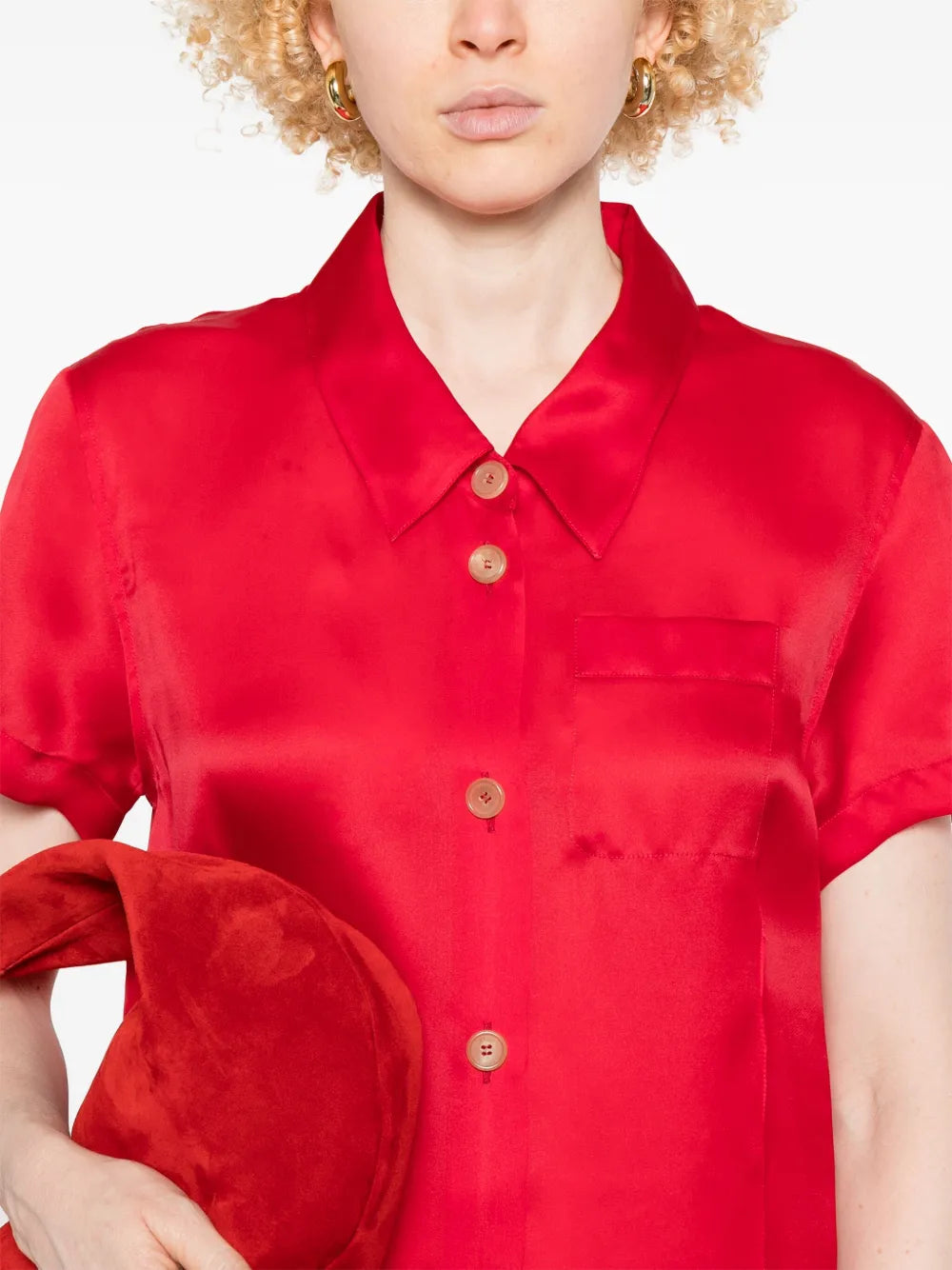 Robes Robe Effy Khaite Rouge Femme