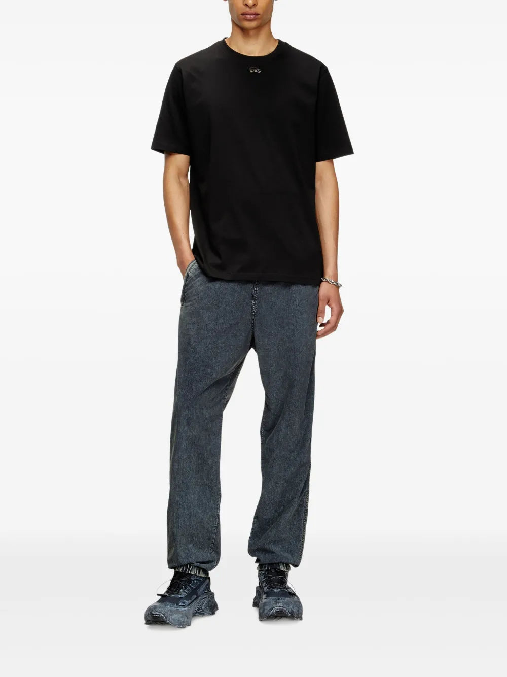 Immagine della T-shirt T-Adjust-Marey di Diesel per Uomo - Collezione Autunno-Inverno 2025 - Vista Posteriore