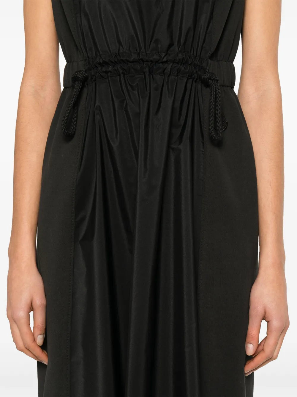 Vestidos Vestido Bi-matéria Moncler Preto Femme