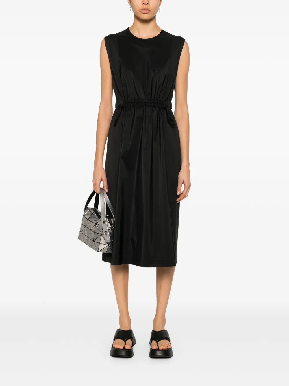 Vestidos Vestido Bi-matéria Moncler Preto Femme