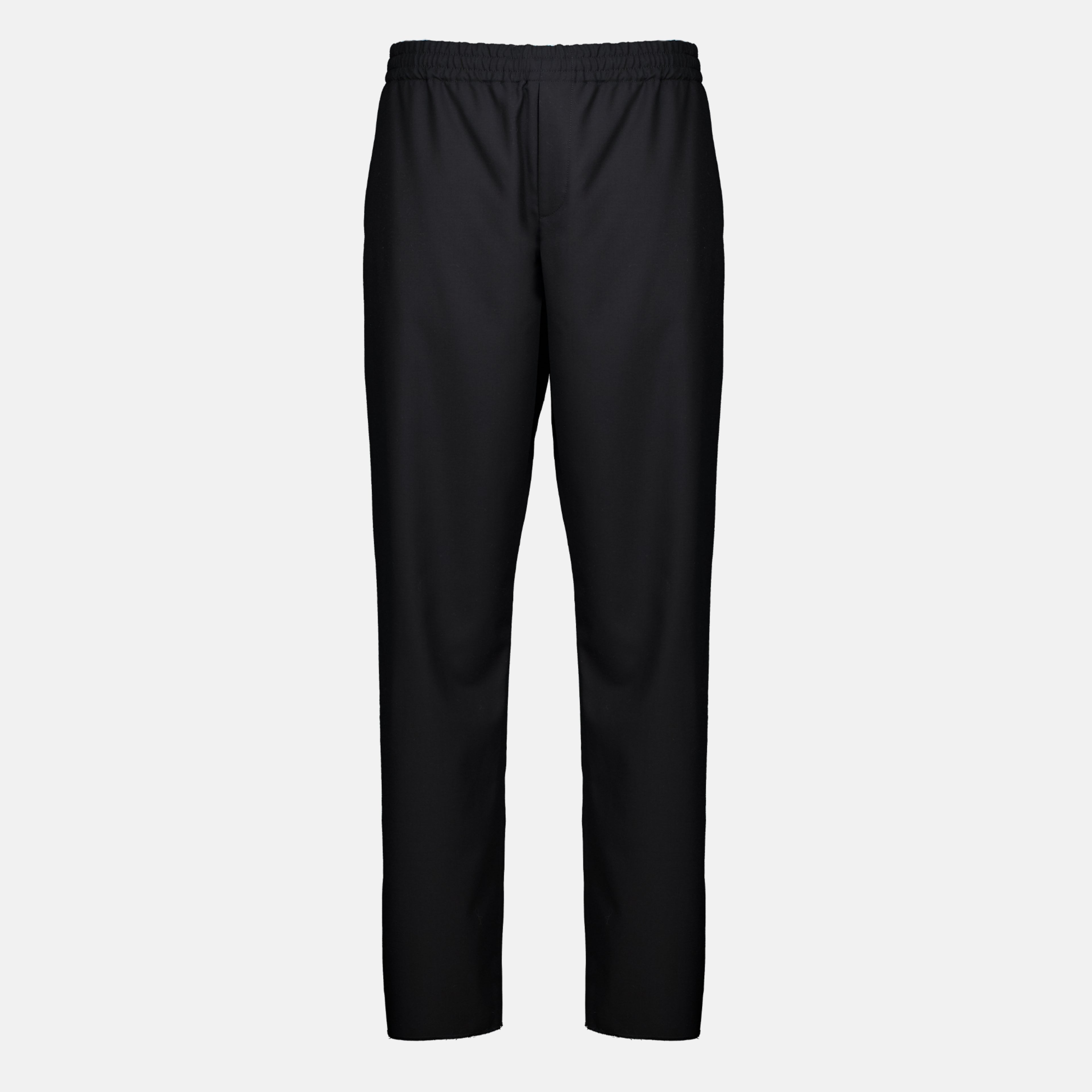 Pantalons Pantalon noir en laine Burberry Noir Homme