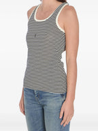 Tops Cassandre Tank Top Saint Laurent Schwarz Femme