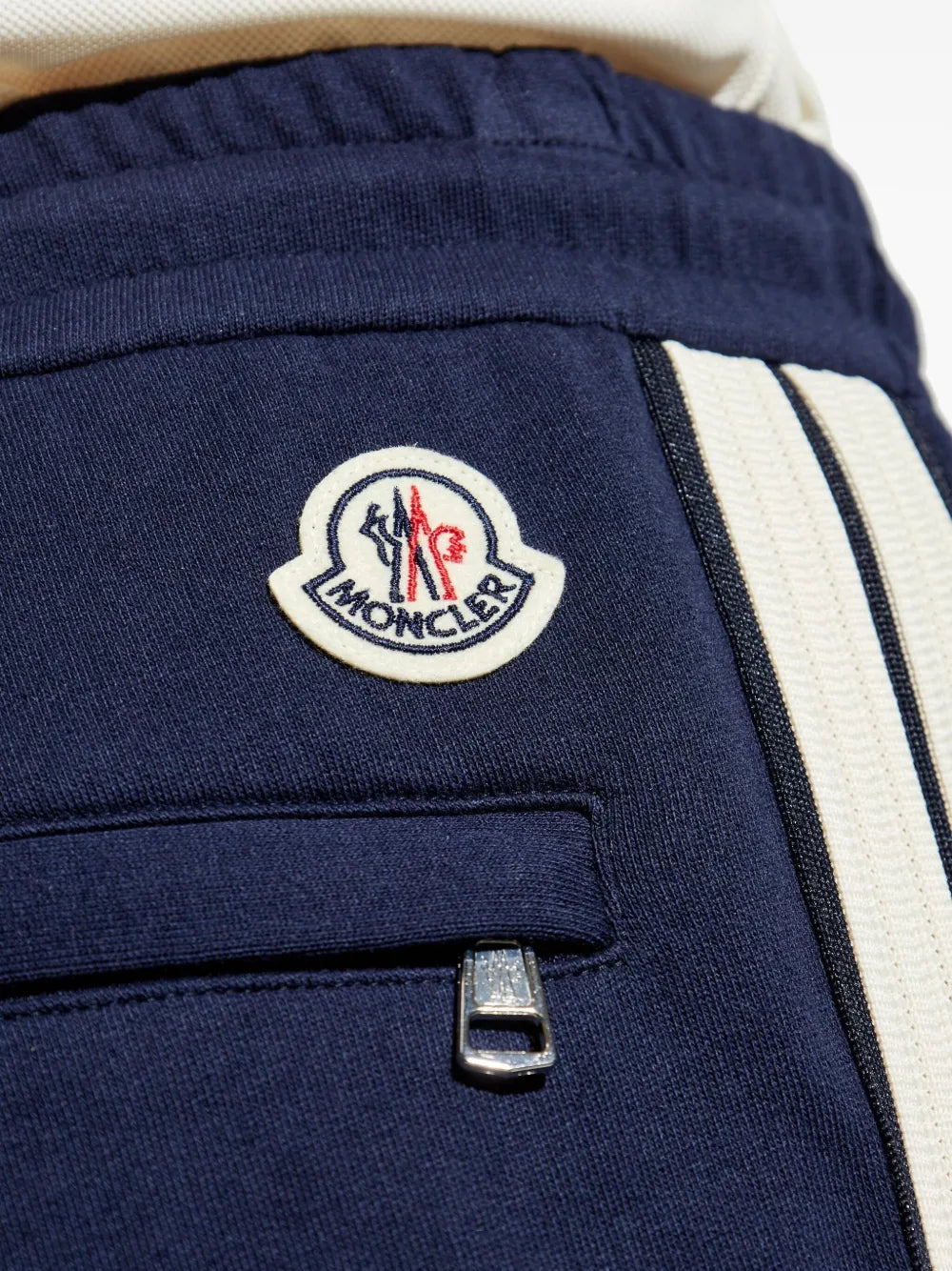Pantalons Bas de survêtement Moncler Bleu foncé Homme