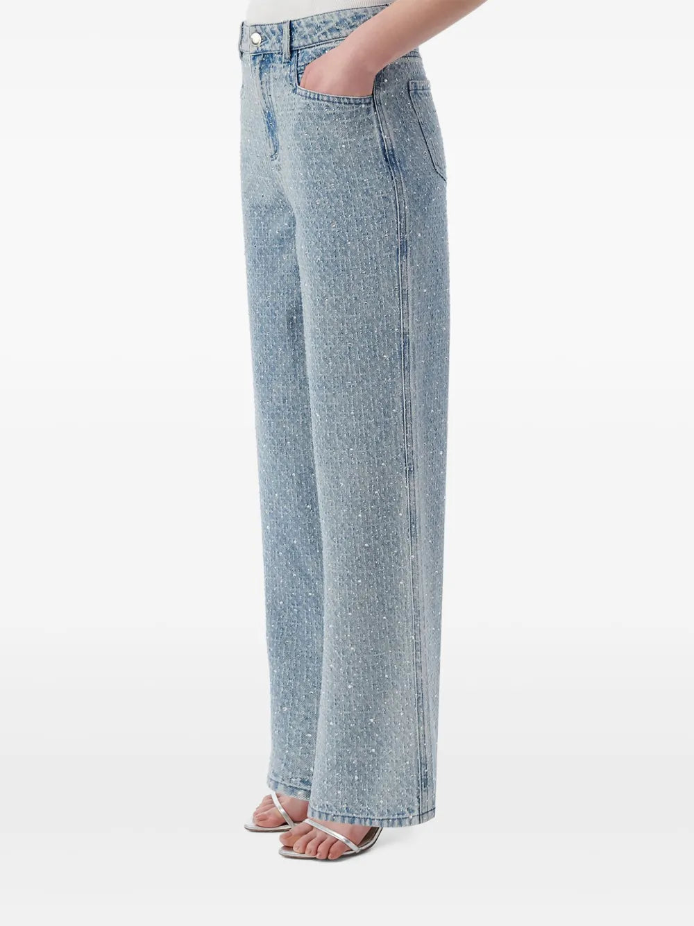 Pantalons Jeans Dalou Iro Bleu Femme
