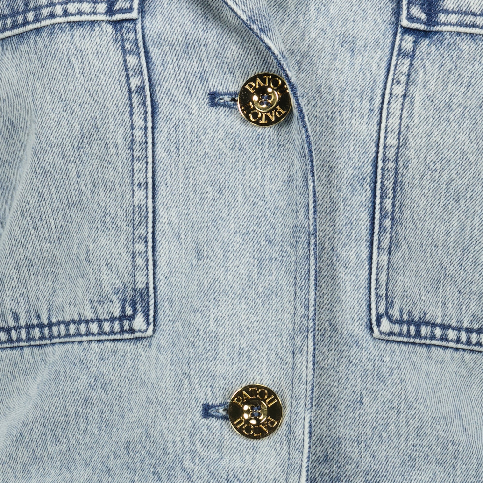 Image de l'article Veste courte en denim bleu de la marque Patou pour Femme - Saison Printemps-Été 2026 - Vue détaillée_2