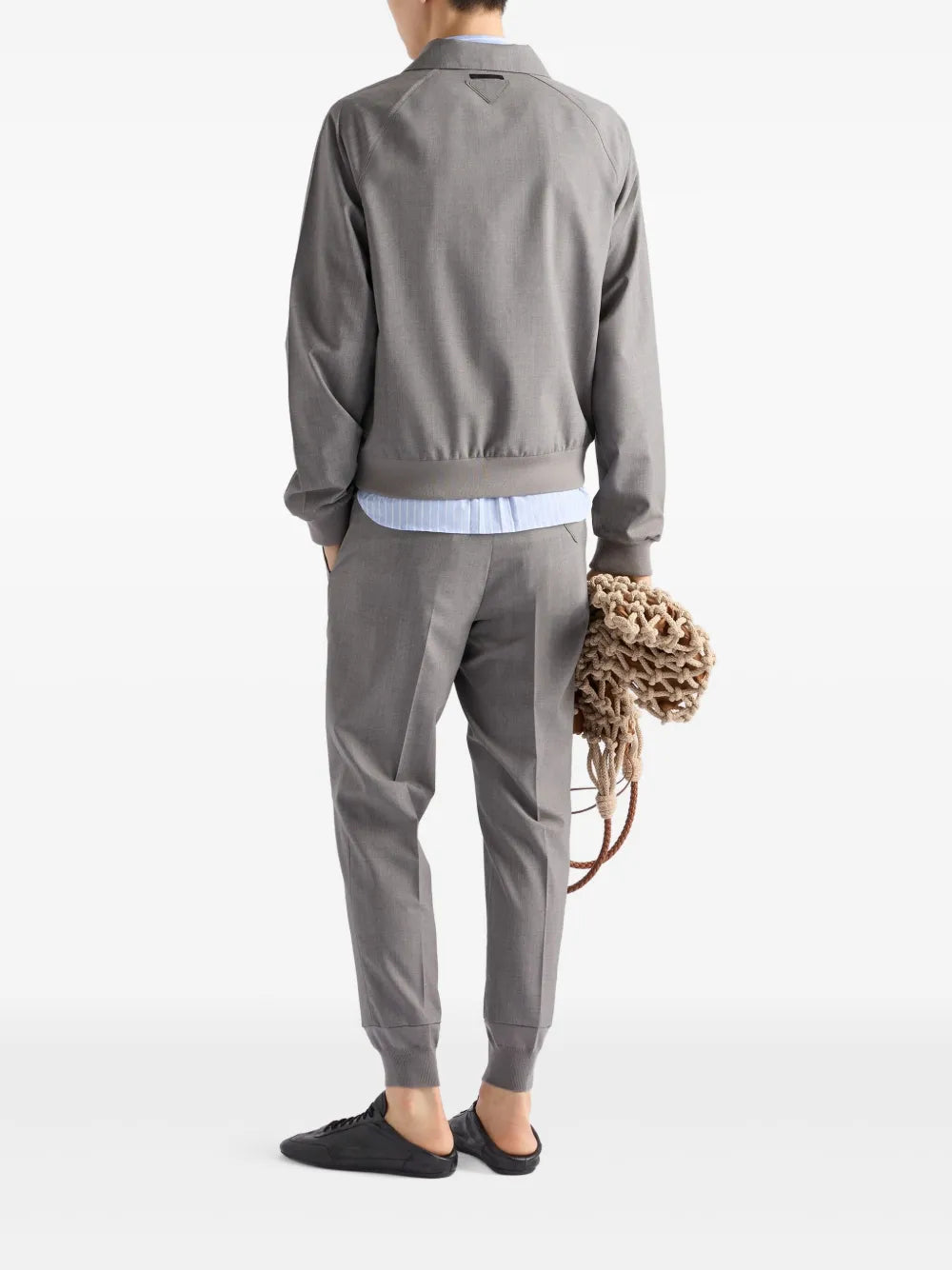 Pantaloni Pantaloni da Jogging Prada Grigio Homme