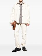 Hosen Denim Jeans Ami PARIS Beige Homme