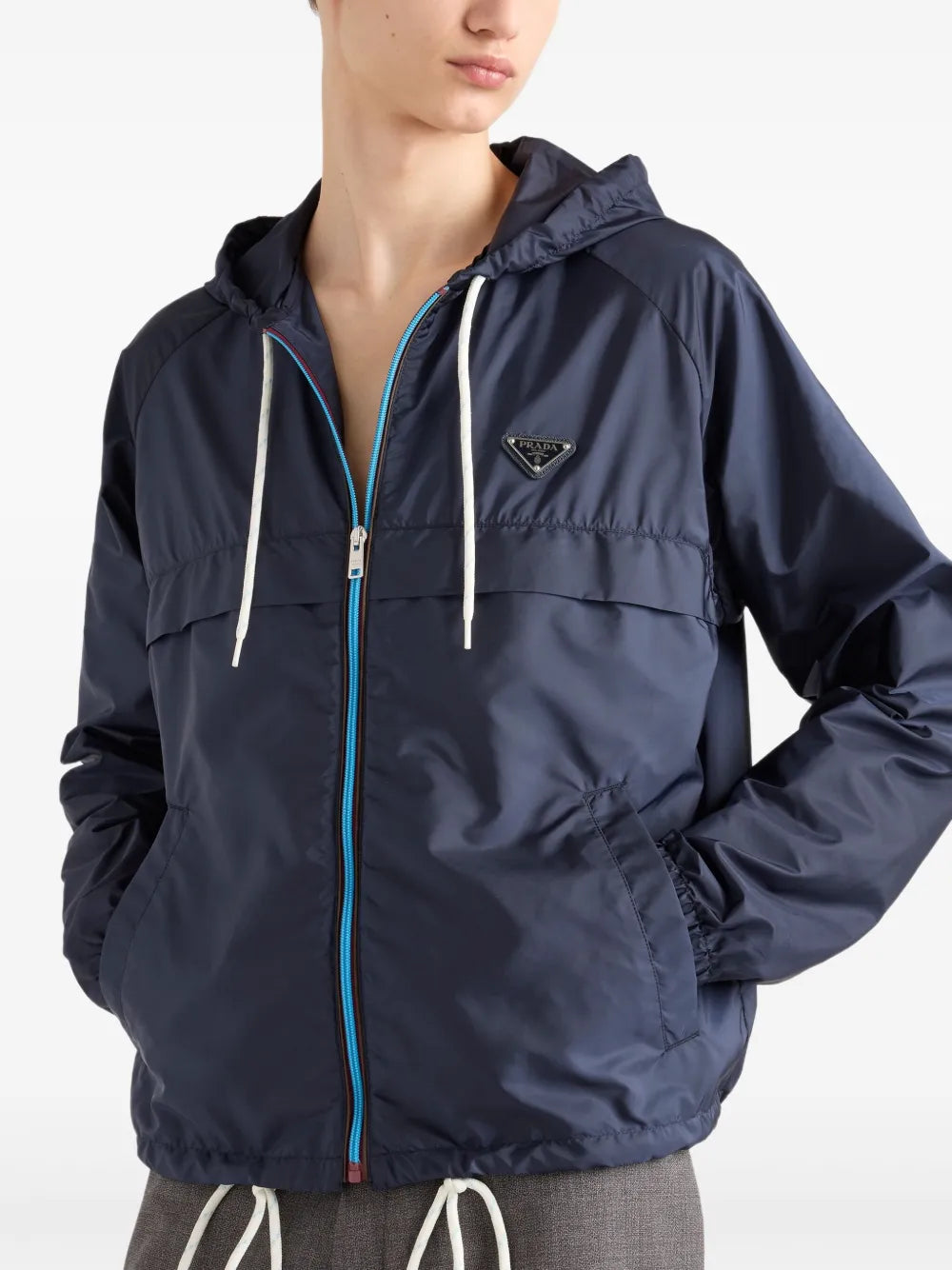 Vestes Veste en Re-nylon Prada Bleu foncé Homme