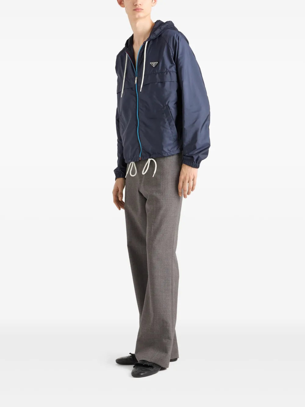 Vestes Veste en Re-nylon Prada Bleu foncé Homme