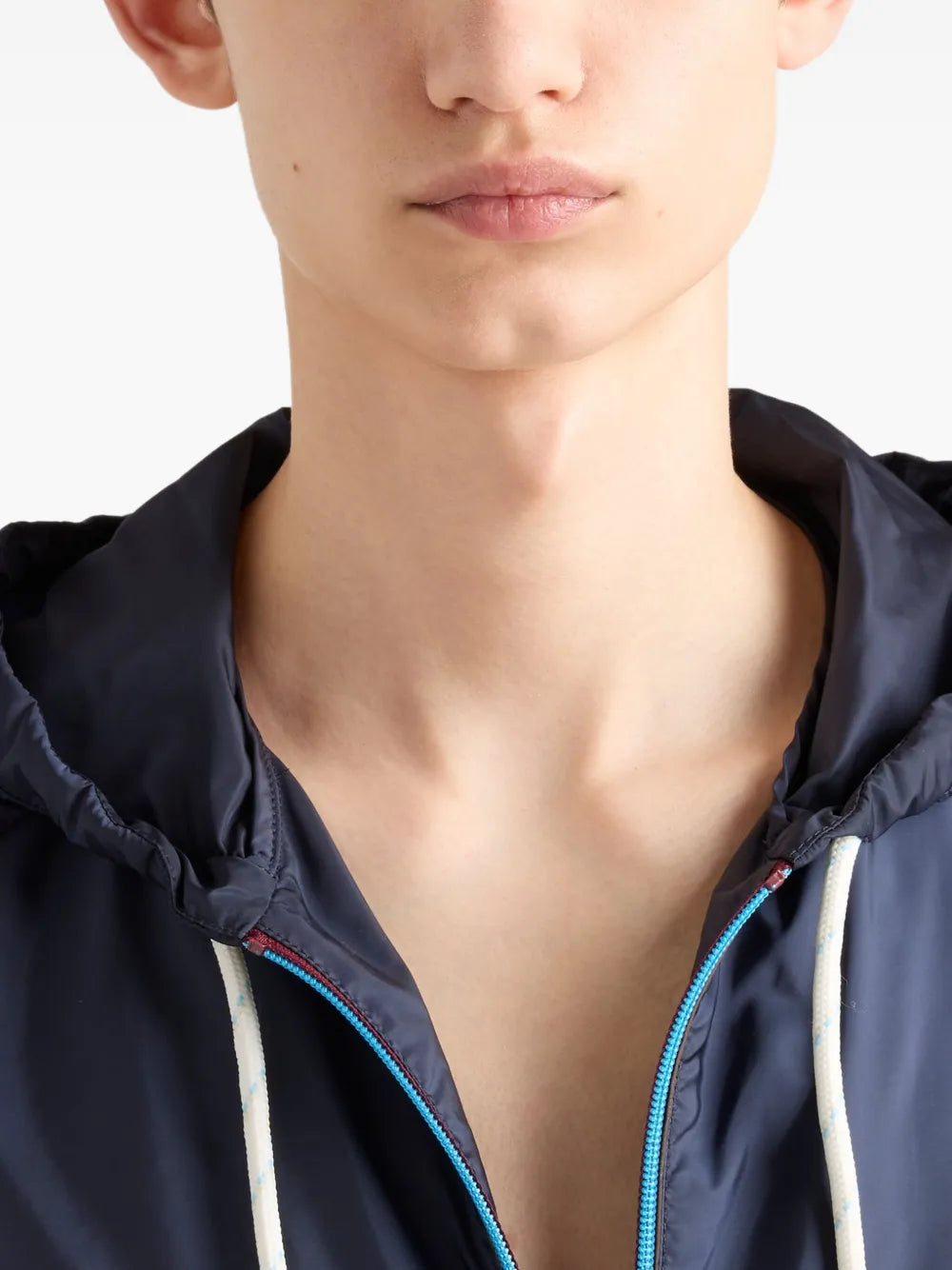 Vestes Veste en Re-nylon Prada Bleu foncé Homme