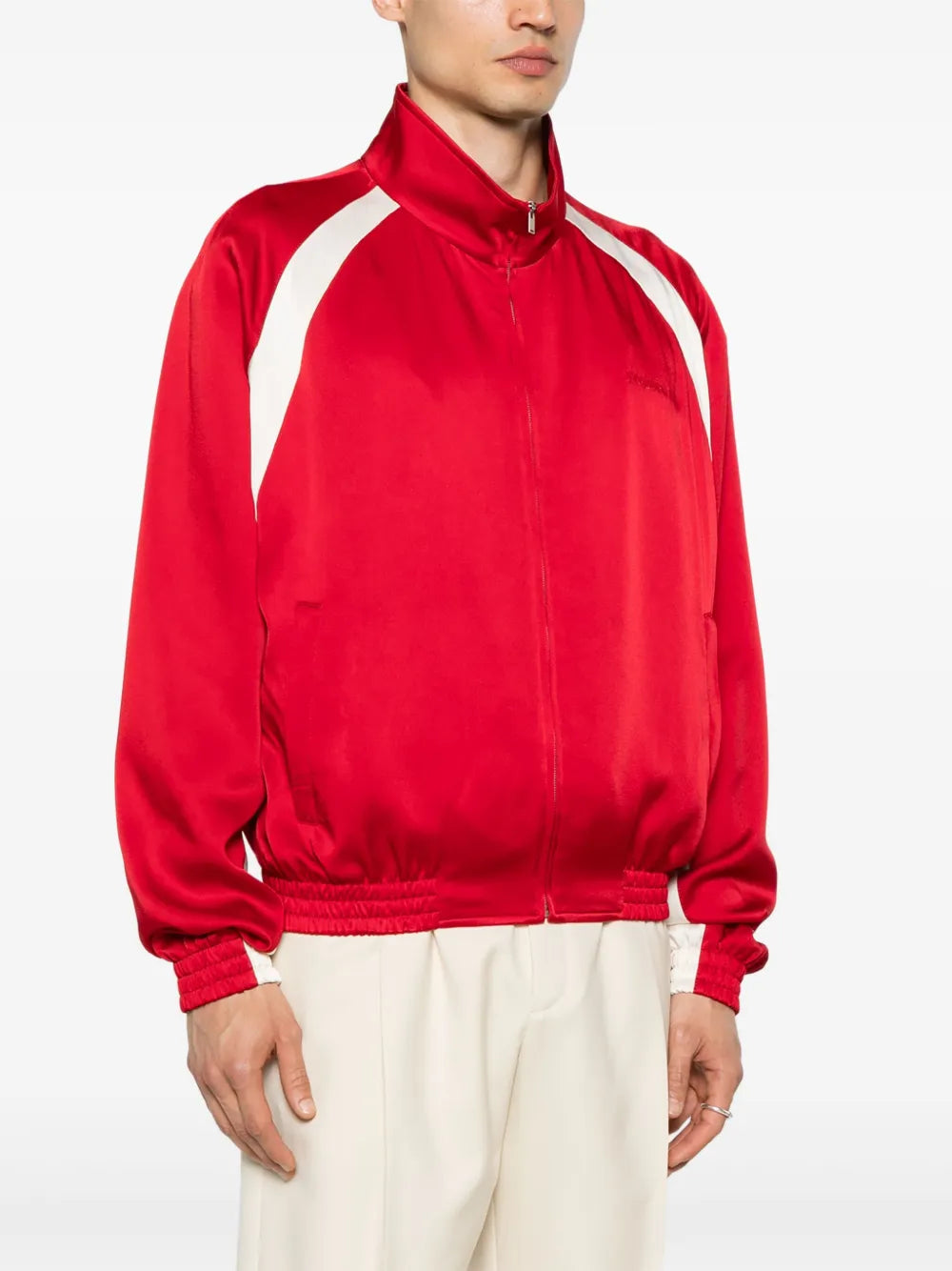 Jacken Satin Teddy Jacke Saint Laurent Rot Homme