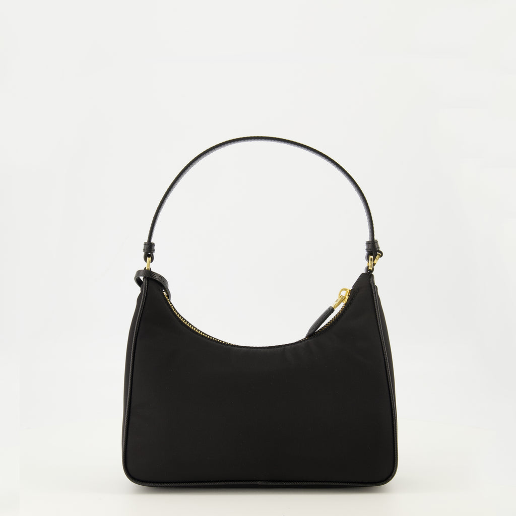 Image de l'article Mini sac Re-Edition 2005 noir de la marque Prada pour Femme - Saison Printemps-Été 2026 - Vue de Dos