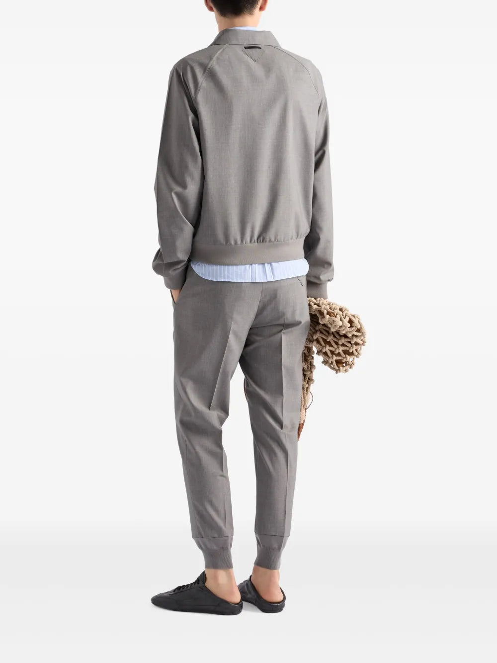 Vestes Veste en laine Prada Gris Homme