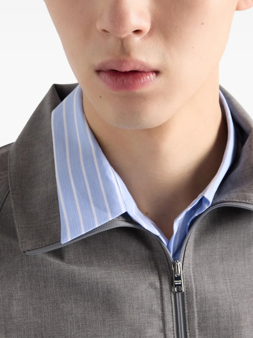 Vestes Veste en laine Prada Gris Homme