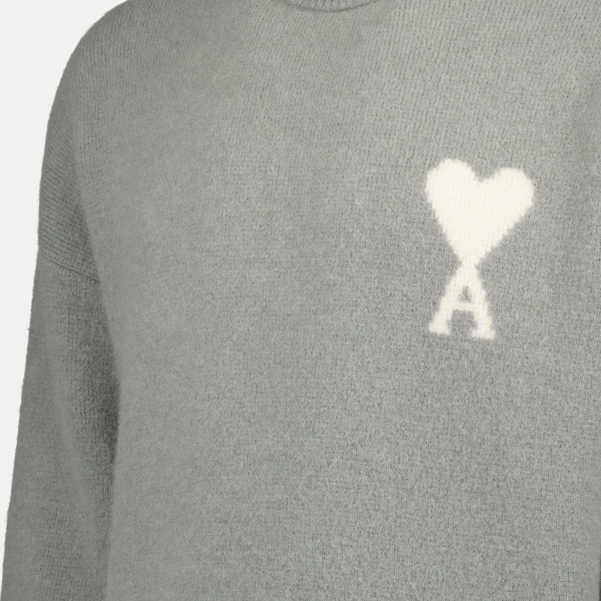 Image de l'article Pull Ami de coeur de la marque Ami PARIS pour Unisex - Saison Automne-Hiver 2025 - Vue détaillée_6