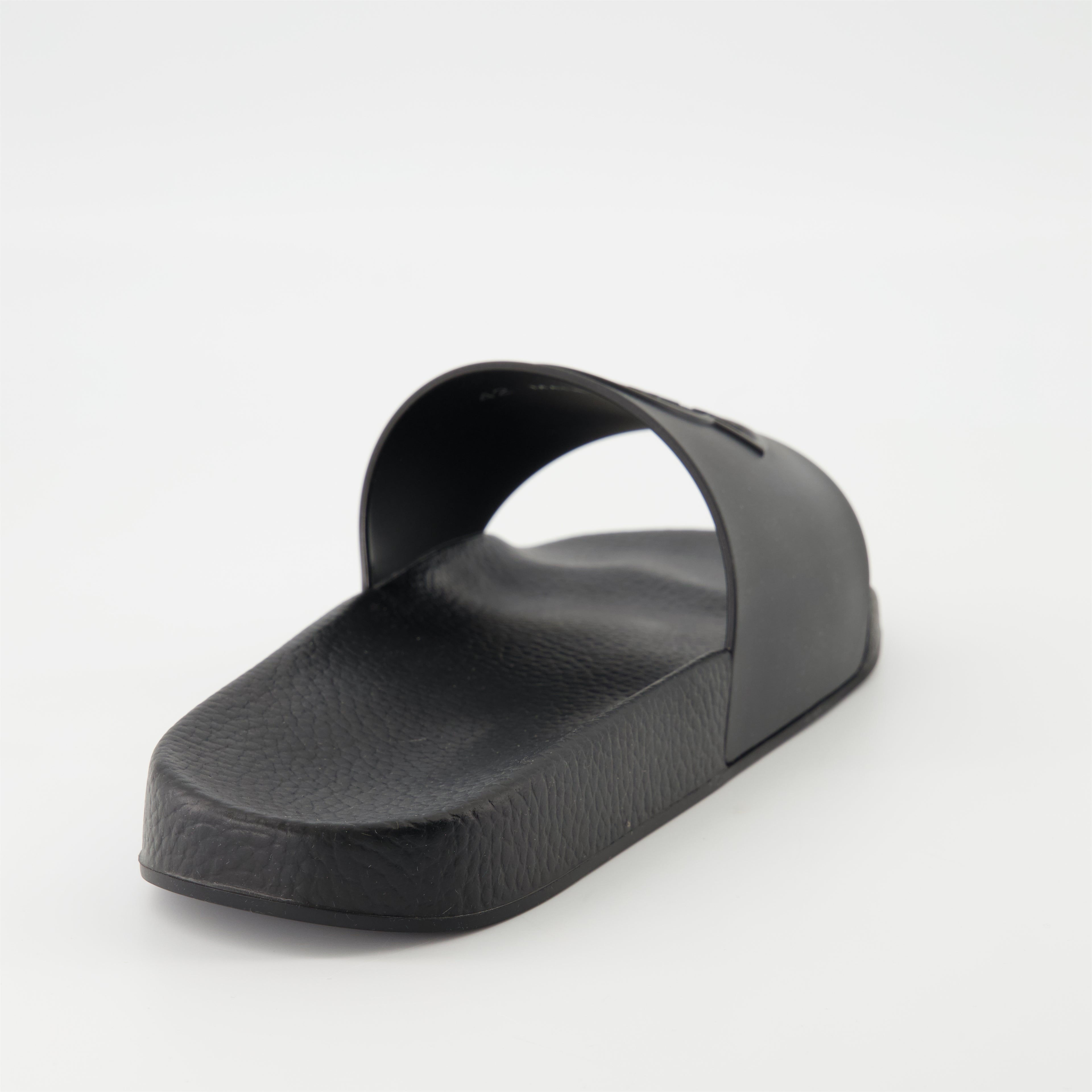 Chaussures ouvertes Sandales en caoutchouc Basile Moncler Noir Homme