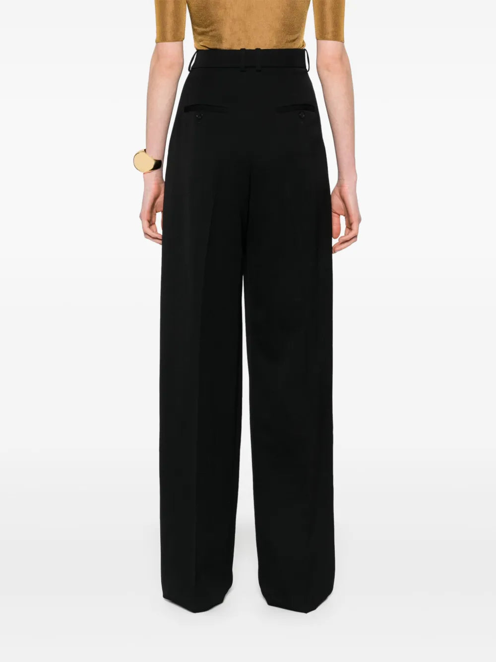 Pantalons Pantalon en laine Saint Laurent Noir Femme
