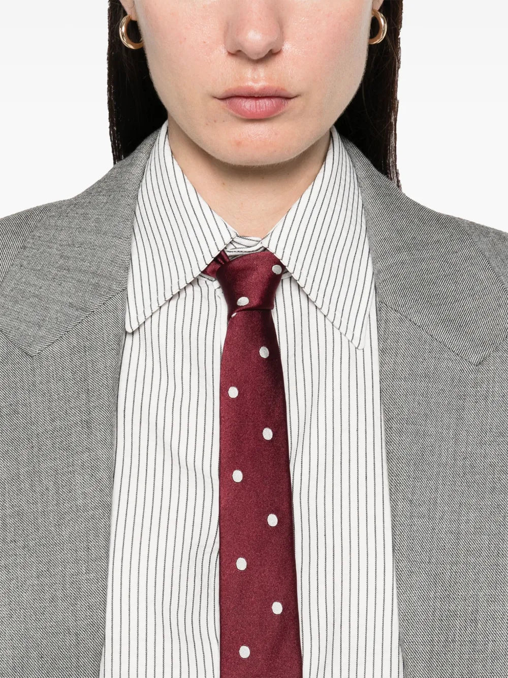 Chemises Chemise Cassandre Saint Laurent Gris Femme