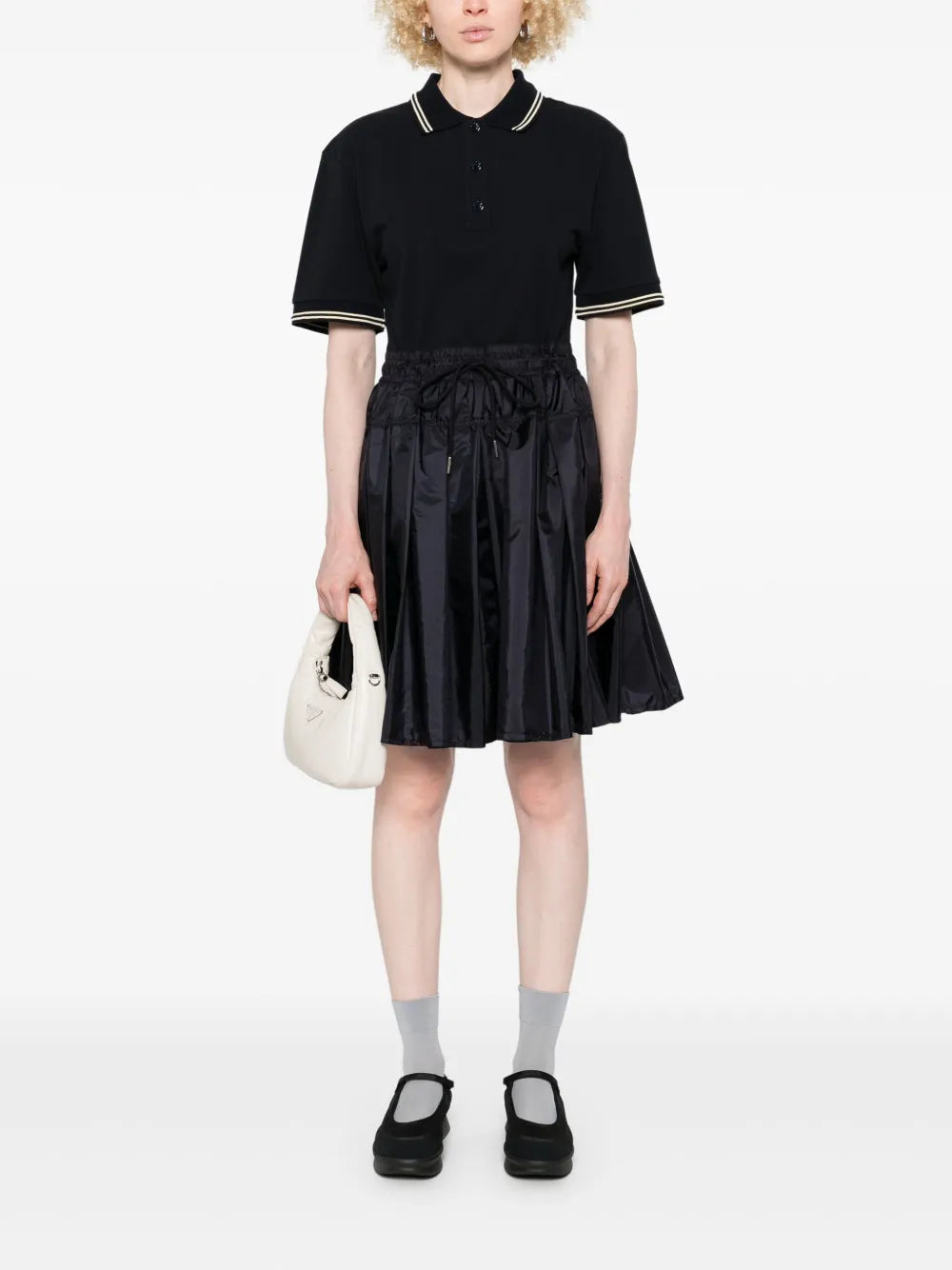 ドレス ポロドレス Moncler ネイビーブルー 女性