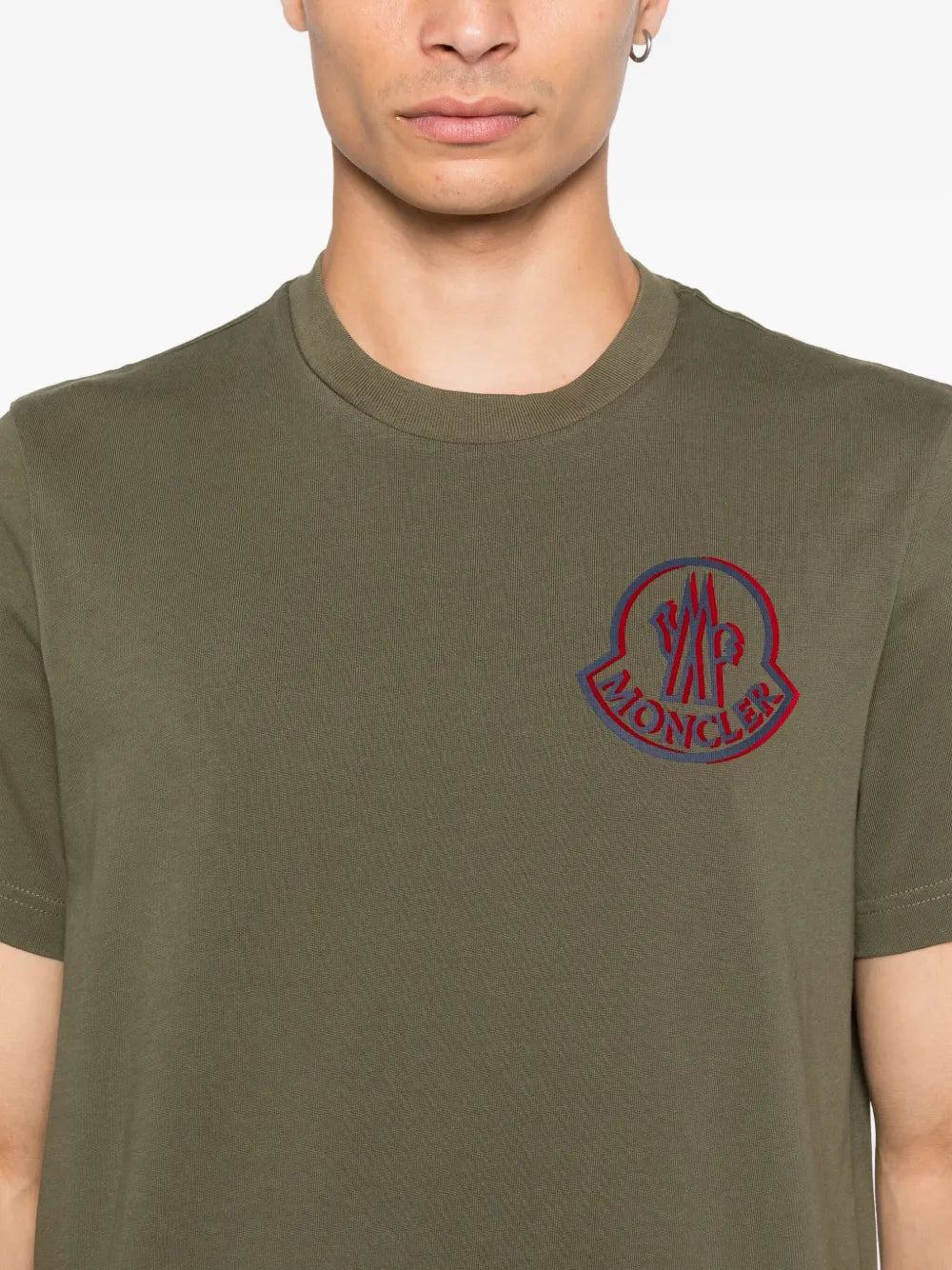 Image of the Moncler logo t-shirt for men - Autumn-Winter 2025 - Detailed View_4
