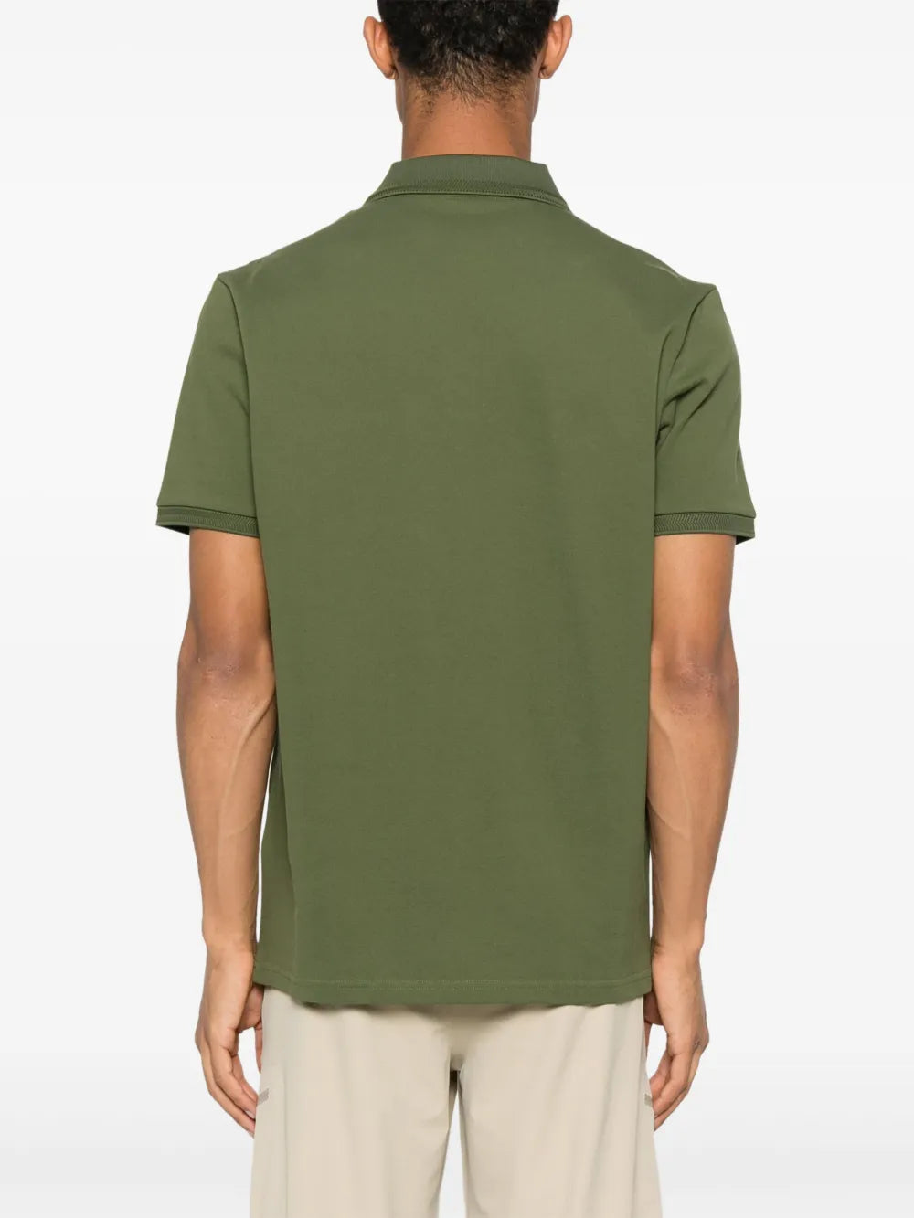 Polos Polo en coton piqué Moncler Vert Homme