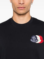 Bild des Artikels T-Shirt mit dreifarbigem Logo der Marke Moncler für Herren - Herbst-Winter-Saison 2025 - Detaillierte Ansicht_4