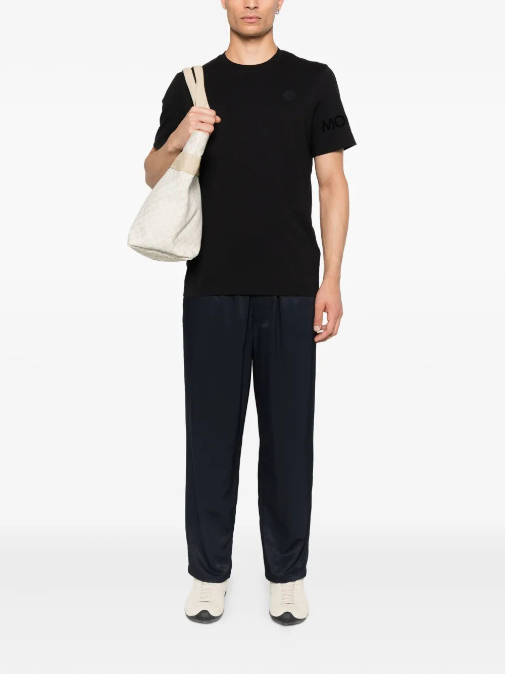 Image de l'article T-shirt à logo de la marque Moncler pour Homme - Saison Automne-Hiver 2025 - Vue de Dos