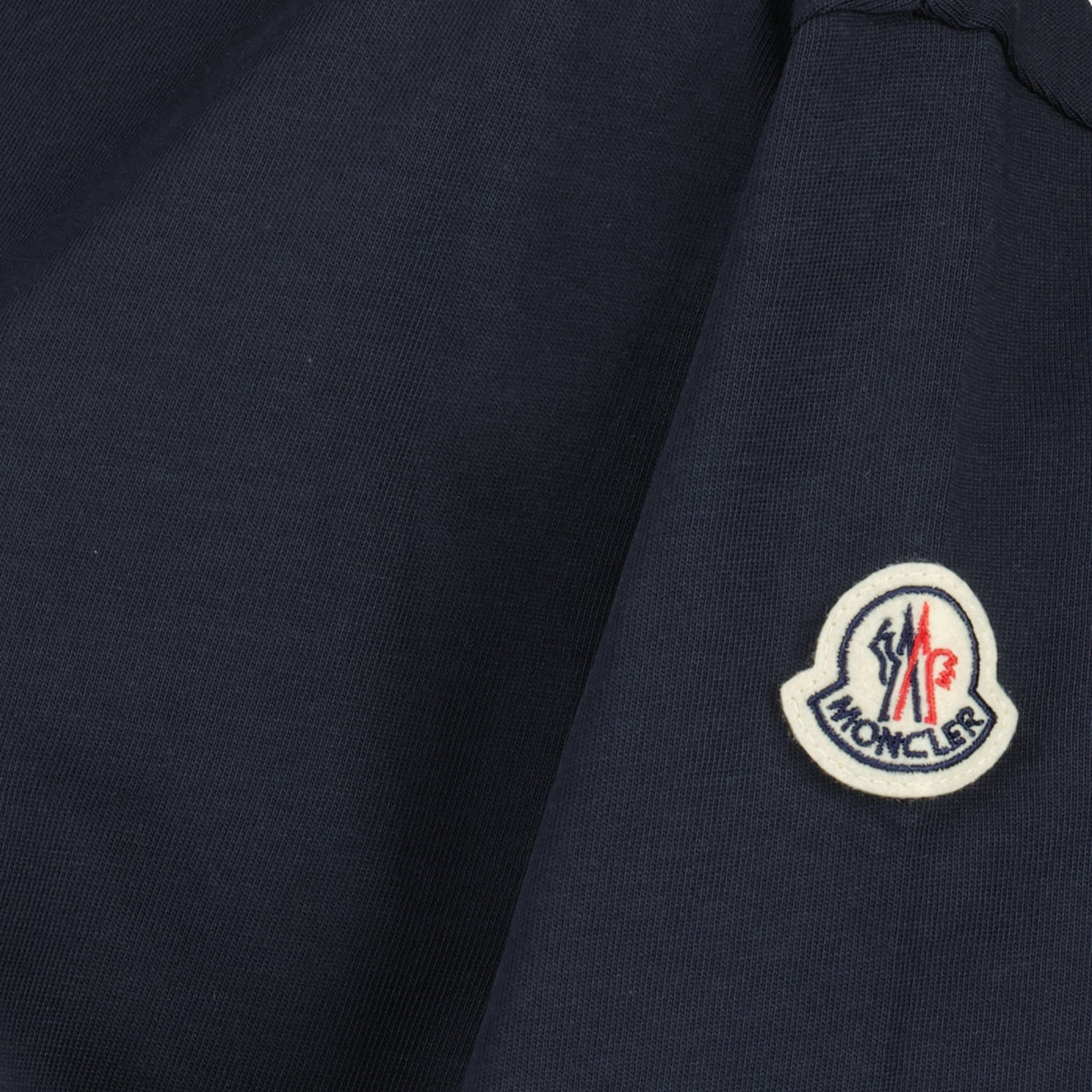 Image de l'article Robe en coton bleu marine de la marque Moncler pour Femme - Saison Printemps-Été 2026 - Vue détaillée_1